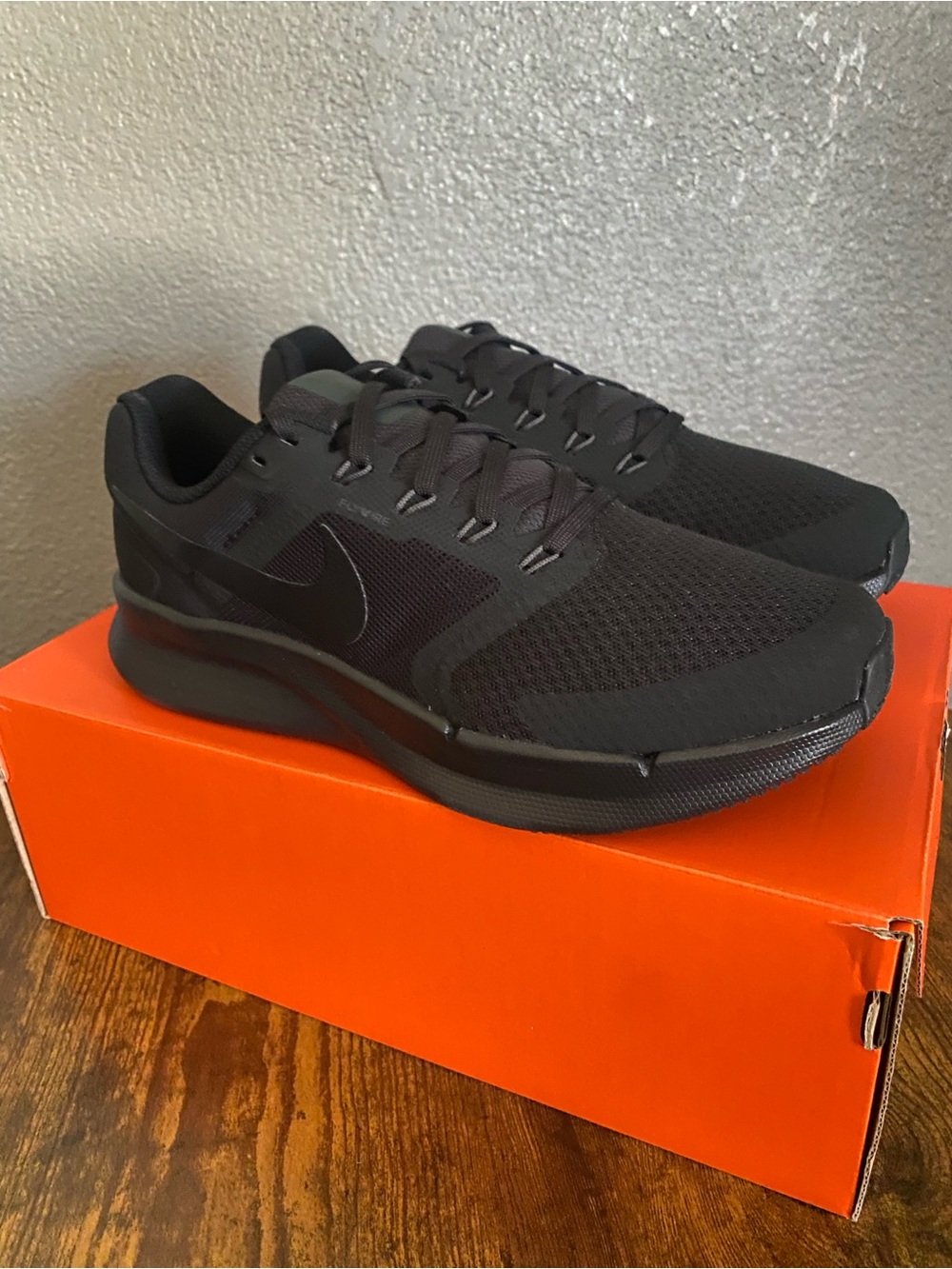 Nike All-Black Athletic Running Sneakers